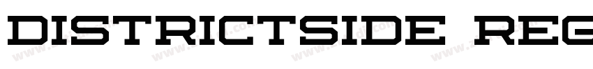 Districtside Regular字体转换 Districtside Regular字体转换
